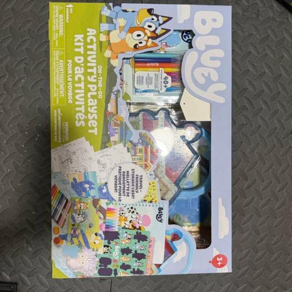 New Bluey On-The-Go Activity Playset Toy
